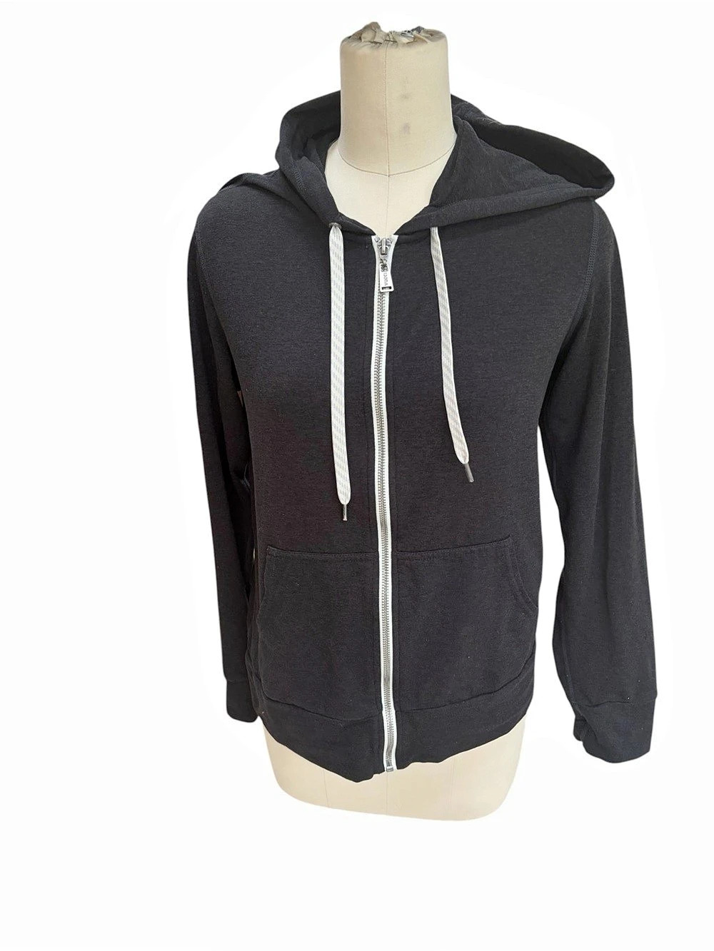 Vuori Halo hoodie charcoal Zip Hoodie Size Small